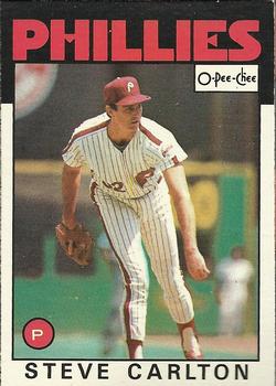 1986 O-Pee-Chee Baseball Cards 120     Steve Carlton